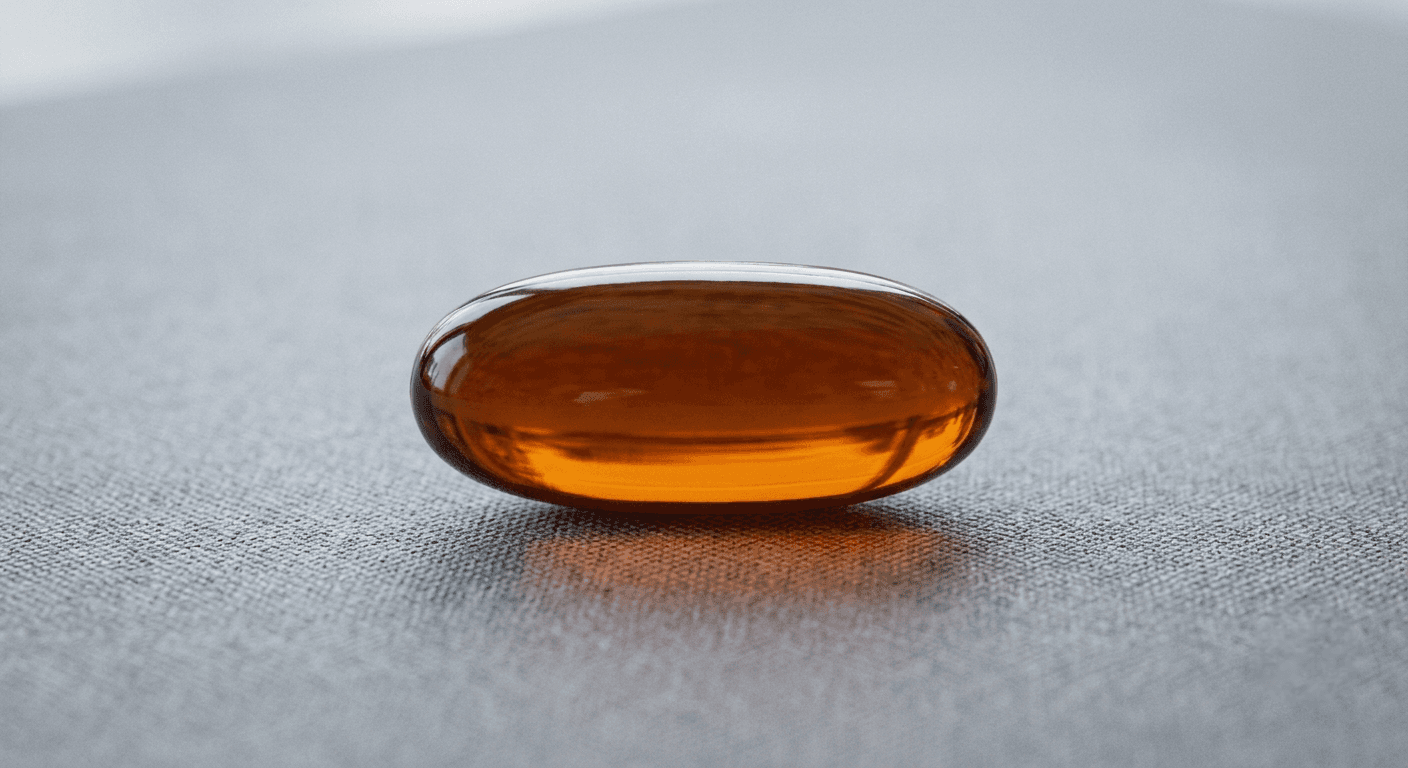 Amber softgel shell