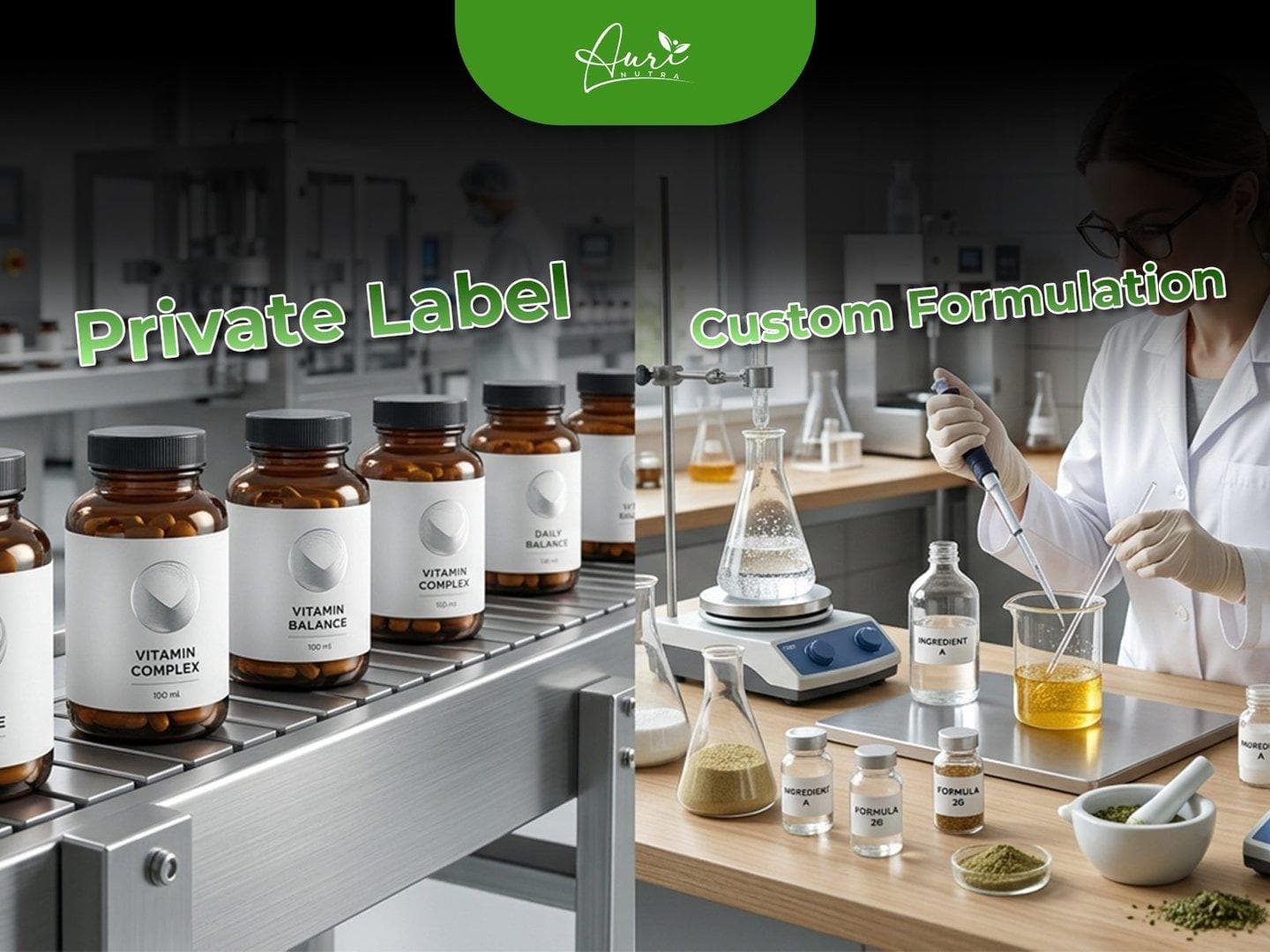 Private Label vs. Custom Formulation: Choose The Right One for Your Brand!