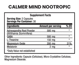 Calmer Mind Nootropic image 2