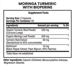 Moringa Turmeric with BioPerine image 2