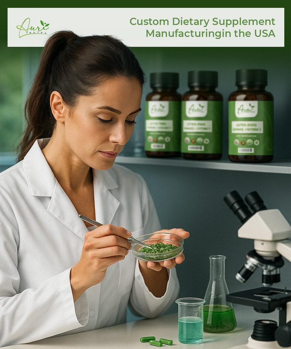 Custom Dietary Supplement Manufacturing in the USA: Complete Guide for 2026